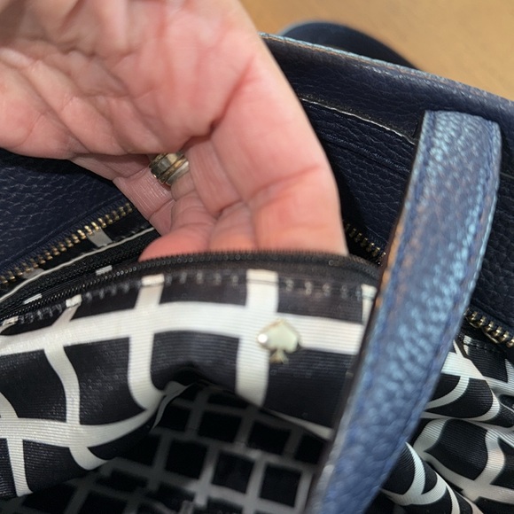 Kate Spade Navy and Cream Satchel - Picture 10 of 15